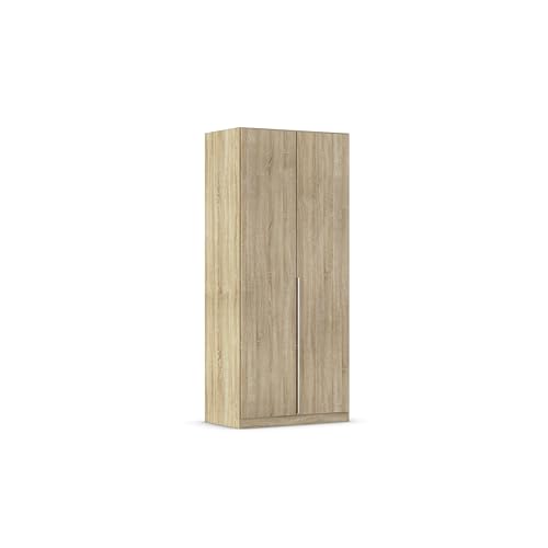 Rauch Möbel Alabama, Kleiderschrank für Schlafzimmer, Kinderzimmer, Wohnzimmer, Garderobe, Flur, 2-türig, mit Zubehör Premium, Farbe Eiche Sonoma, Holz, Breite 91 cm Rauch Möbel Alabama, Kleiderschrank für Schlafzimmer, Kinderzimmer, Wohnzimmer, Garderobe, Flur, 2-türig, mit Zubehör Premium, Farbe Eiche Sonoma, Holz, Breite 91 cm