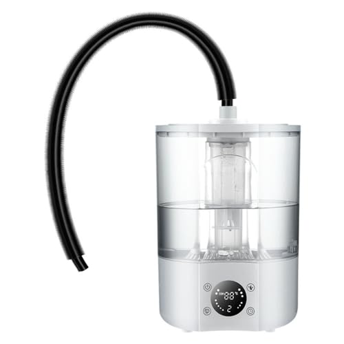 Brfveob 爬虫類加湿器 植物用加湿器 水入れ簡単 リモコン付 4L大容量 静音 デジタル表示 長時間加湿 加湿量3段階調節 タイマー機能 空焚き防止 タッチパネル 湿度維持 ミスト発生器 自動噴霧器 フォグマシン