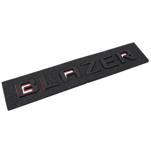 Emblema 3D de repuesto línea roja para Blazer 19-23 pulgadas 5