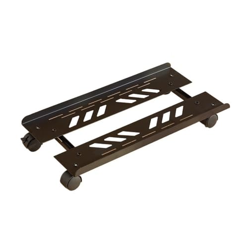 Soporte CPU Bajo Mesa Soporte de escritorio Soporte for CPU móvil ajustable, soporte for caja de PC, bandeja for PC con 4 ruedas giratorias for la mayoría de los estuches for juegos de PC, oficina en
