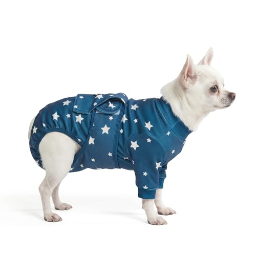 Image of Spark Paws Dog Recovery Suit - Surgical Onesie After Surgery, Male & Female | Full-Body & Belly Coverage Post Spay, Neuter or Abdominal Surgery - a Soft Cone Alternative. Breathable; Fits All Breeds