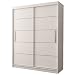 Produktbild Fabryka Mebli Idczak Kleiderschrank Vista 06 Schwebetürenschrank Schlafzimmerschrank Wohnzimmerschrank Schiebetürenschrank - Schrank Garderobe Modern Design (Weiß/Weiß)