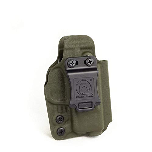 Black Arch Rev-Con Reversible Convertible Holster for Springfield Hellcat 3" 9mm - OD
