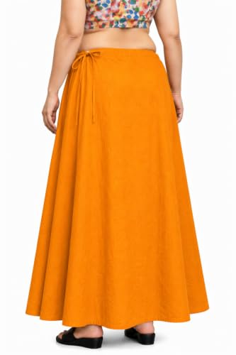 Image of CITIX Pure Cotton Petticoat for Women's Saree | Adjustable Drawstring Waist