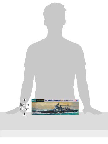 Tamiya 31615 1/700 British Battleship Prince of Wales Plastic Model Kit - Image 4