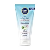 Contenido del envío – NIVEA SUN After Sun Sensitive Gel-Crema, crema reparadora para aliviar las irritaciones y el enrojecimiento al instante, 1 x 175 ml, tubo.