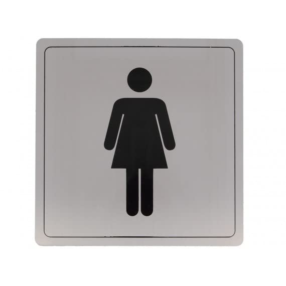 Amig - Placa Simbolo 102-140X140 Acero Inoxidable Display