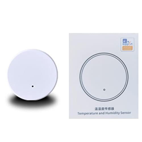 HoneybeeLY Zigbee Temperatursensor Funkschalter Funkschalter Mini Innentemperatur Feuchtigkeitssensor zur Überprüfung des Raumklimas Cover