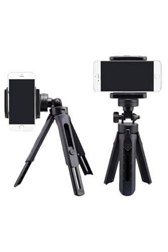 Taşınabilir Portatif Aksiyon Kamera Telefon Yükseklik Yön Ayarlı Mini Tripod 28 Cm Siyah