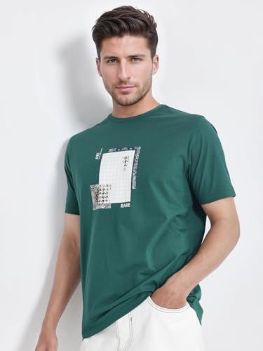 Image of Rare Rabbit Regular fit Graphic Print t-Shirt