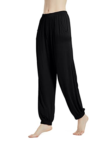 Modal Pajama Pants for Women Lounge Pants with Pockets Stretch Loose Yoga Pants Comfy Nightwear Sleepwear Pj Bottoms2