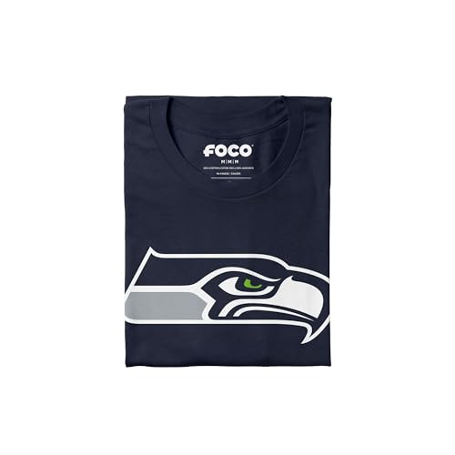 Image of FOCO Men's NFL Team Primary Logo Black Short Sleeve T-Shirt