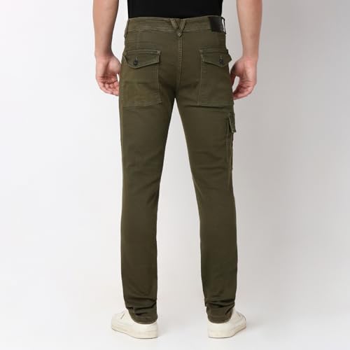 Image of Spykar Men's Rover Regular Fit Mid Rise Casual Jeans