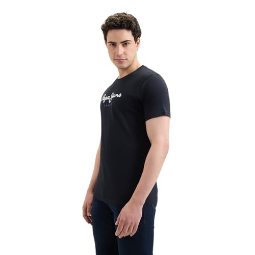 Image of Pepe Jeans Men T-Shirt|Cotton|Slim Fit