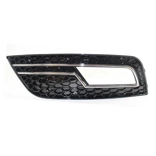 HRBGULVLE(売店) フォグランプグリル 左右 ハニカムメッシュ に適合 アウディ A4 B8.5 スタンダードエディション 2013 2014 2015 2016 フロントバンパー フォグランプグリルカバー(左)