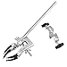 KOHAND 2 Pack 16 Inch Lab Stand Set,Laboratory Grade Stand Support Set with Coated Base, 4 Retort Rings, 2 Flask Clamp, 2 Burette Clamp