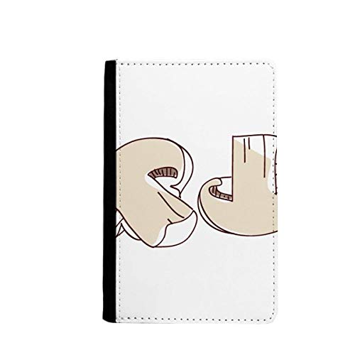 Étui portefeuille Yummy Home Dishes à motif champignon avec porte-cartes intégré