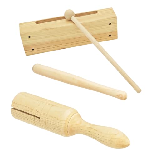 Blocs en bois éducation musicale lot de 10 pour initiation rythmique