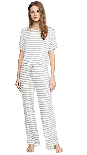 (取寄) ハニーデュー インティメイト レディース オール アメリカン ジャージ Pj セット Honeydew Intimates women Honeydew Intimates All American Jersey PJ Set Ivory Stripe 31skUeDDNGL.jpg