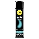 pjur Aqua Naked Water-Based Lubricant, Personal Lube for Men, Women, and Couples, Toy-Safe & Long-Lasting - 3.4 fl oz / 100 ml