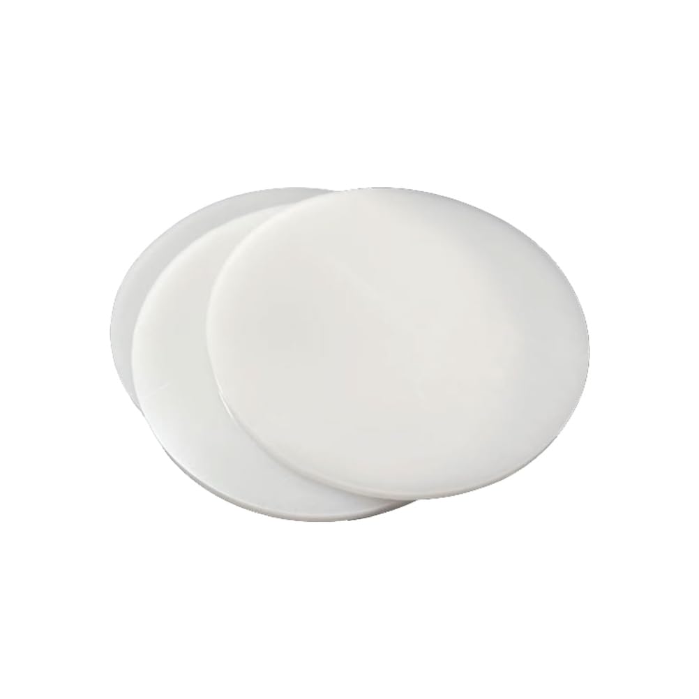 8 szt. Białe okrągłe arkusze ABS 100 mm 1-5 mm