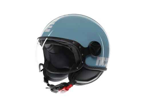 CERTIFICAZIONE -ECE 22.06 MOMODESIGN FGTR CLASSIC E2206 CANDY SKY BLUE/WHITE M