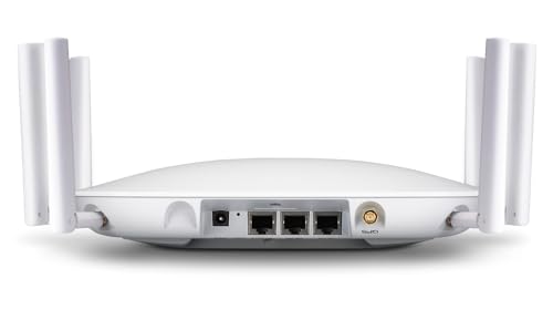 Image of Fortinet FortiAP 243K Wi-Fi 7 Indoor Access Point | Quad-Radio with External Antenna Support | 6GHz Tri-Band | 10 Gigabit Ethernet | BLE /ZigBee | WPA3 Security (FAP-243K-A)