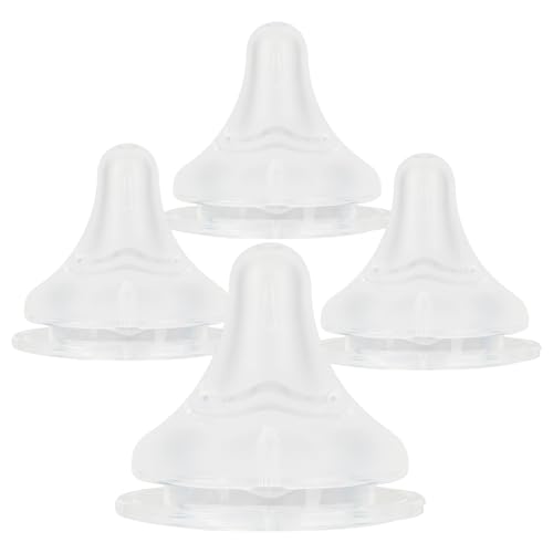 Image of Baby Bottle Silicone Nipples (SS) for Spectra,0m+,Newborn Flow, 4 Count