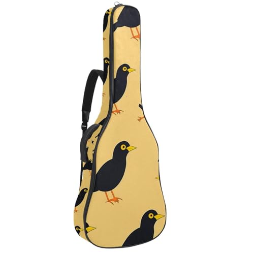 Housse de guitare acoustique 109 cm Myna noir sac oxford