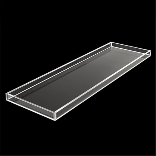 Bandeja transparente para bañera, estante ancho de acrílico para libros, bebidas, teléfono, organizador flotante impermeable para relajación en el baño y tiempo de spa