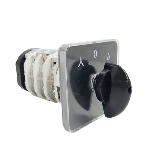 Interruptor de leva rotatorio YMZ12-32/4 de 32A con 4 polos y 3 posiciones para control