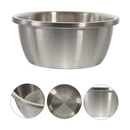 Bowl de acero inoxidable redondo para cocina miniatura 7