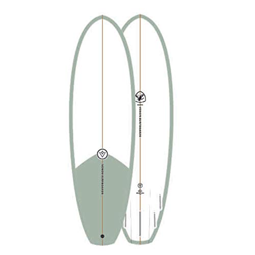Venon Quokka Tabla de Surf - Green, 6.6 FT