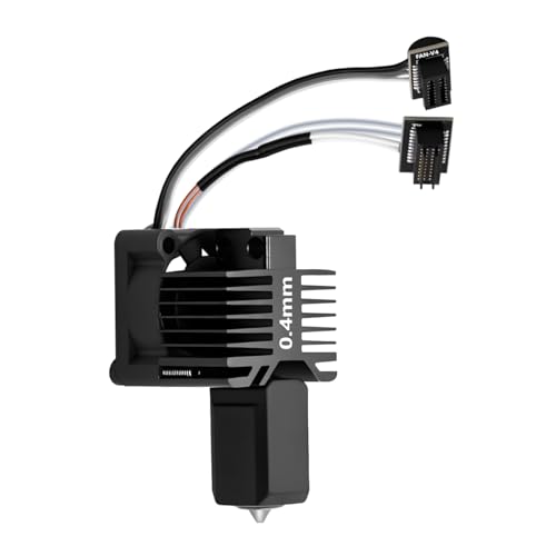 0.4mm P1P/P1S Complete Hardened Steel Hotend Kit, Full Assembly Print Head Hot End Kit with Thermistor, Ceramic Heater a