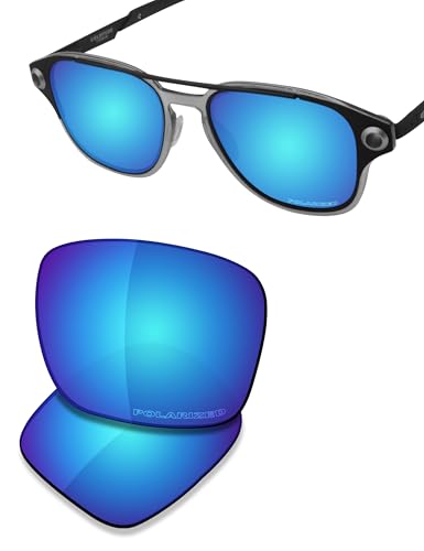 Image of SAUCER Premium Replacement Lenses & Nosepads for Oakley Coldfuse OO6042 | UV400 Protection, Anti-Scratch, Precise Fit & Enhanced Clarity Sunglasses High Defense - Glacier Blue Polarized