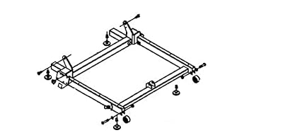 Hydra Fitness Exchange Base Frame Set 1000462785 Works 7.8AT-04 - TM1000C Treadmill