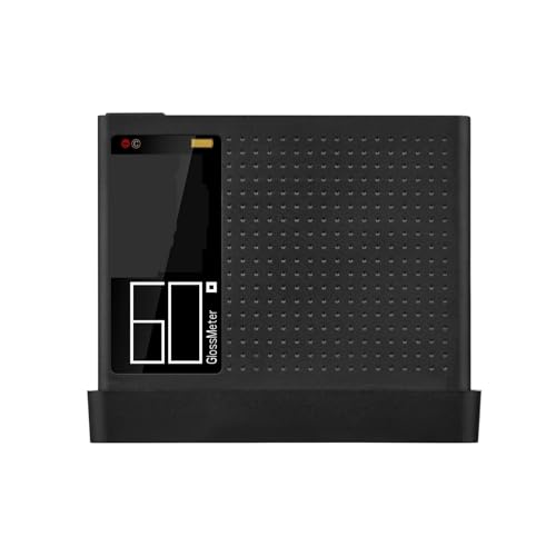 NURII Gloss Meter 60° Glossmeter, with Self-Calibration/Continuous Measurement Surface Measuring Glarimeter (Size : Black)