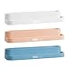 DBAILY Scarpiera Da Parete, 3 Pcs Porta Asciugamani Senza Pugno Risparmiare Spazio Durevole Impermeabile Per Il Bagno Corridoio Balcone Ingresso Mettere Scarpa Sciugamano(Blu Rosa Bianco)