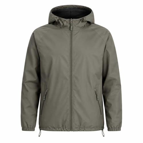 Veste courte lightshell rain protect coupe-vent imperméable légère vert olive - 4