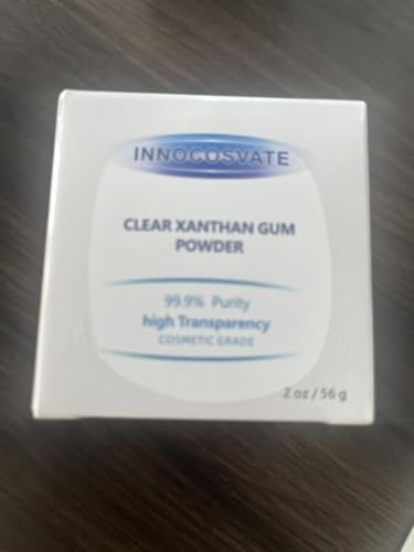 Clear Xanthan Gum Powder（4 oz） High Viscosity Cosmetic Grade– Plant-Derived Nonionic Thickener & Rheology Modifier for Lotions, Serums, Shampoos & Cleansers