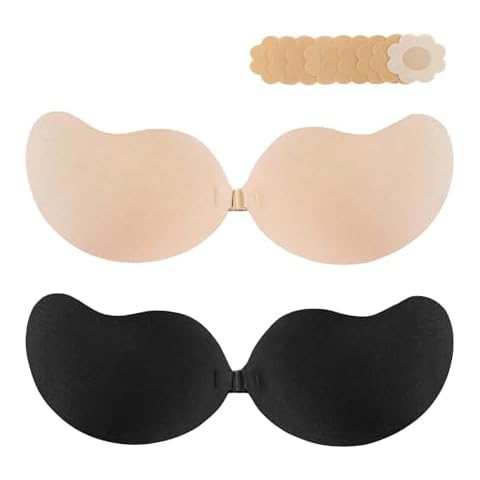 Super Sticky Invisible Push up Self Adhesive Bra Backless Breast Lift Bra Reusable Cover