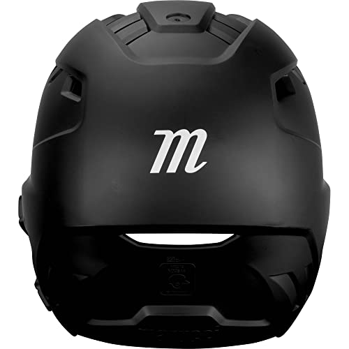 Marucci DuraVent Batting Helmet, NOCSAE Certified, Black, Senior by Marucci - Image 3