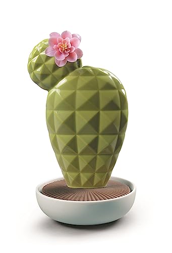 LLADRÓ Opuntia Cactus Diffuser. Gardens of Valencia Scent. Porcelain Aroma Diffuser.…