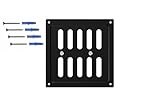 ventilateur carrefour venissieux ✅ ACIER GALVANISÉ PEINT – Grille carrée 15x15 cm en acier galvanisé thermolaquée noir RAL 9005 et chauffée à 200 °C pour une finition durable.