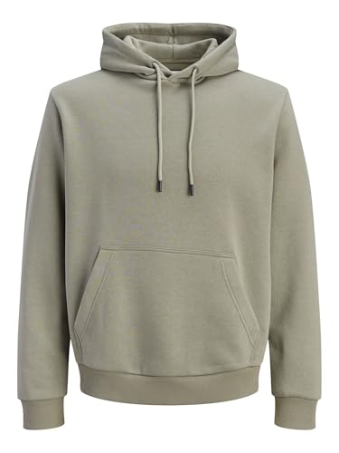 JACK & JONES Jjebradley - Felpa con Cappuccio Noos, Vetiver, XS
