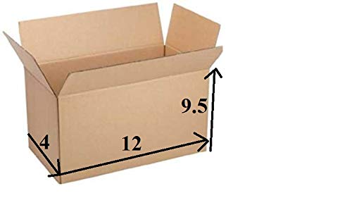 SAB SE TEJ 3 Ply Corrugated Orange Color Box/Shipping Boxes/Packaging Boxes (12 x 4 x 9.5 inch) (Pack of 50) (B083R4QP8C) Amazon Price History, Amazon Price Tracker