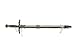 Better Display Cases Deluxe Clear Acrylic Horizontal Sword Wall Mount Brackets for 1.125 inches Wide Sword (A062A)