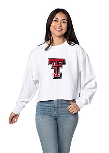 Image of chicka-d NCAA womens Corded Boxy Pullover