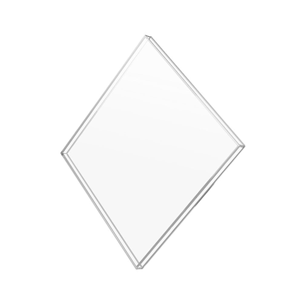 Supporto da parete in vinile acrilico trasparente, 32,5 x 32,5 cm, per LP Vinyl Records Display Box per conservare riviste e documenti