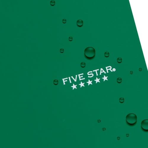 Image of Five Star Spiral Notebook Plus Study App, 1 Subject, College Ruled Paper, 100 Sheets, 8-1 /2 inch x 11 inch, School, Black (72057) (Pack of 12)